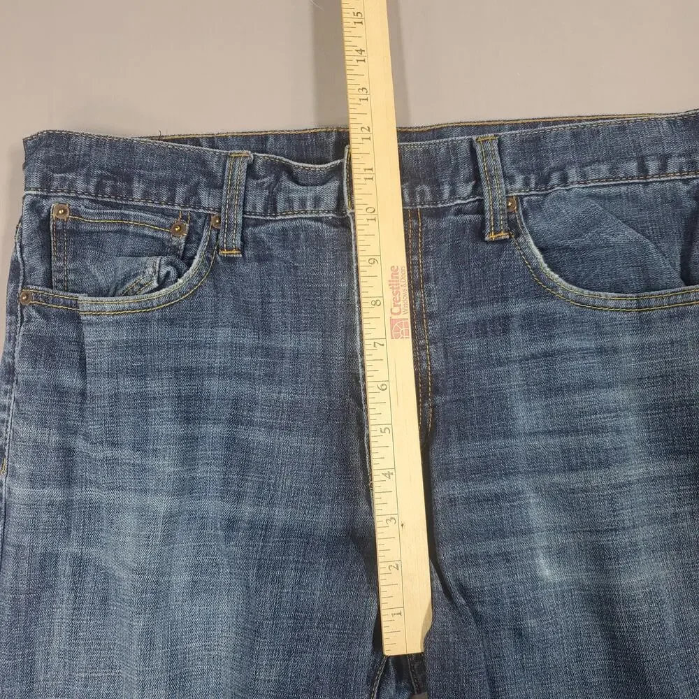 Lucky Brand 329 Mens Classic Straight Fit Jeans Size 34x34 Dark Wash